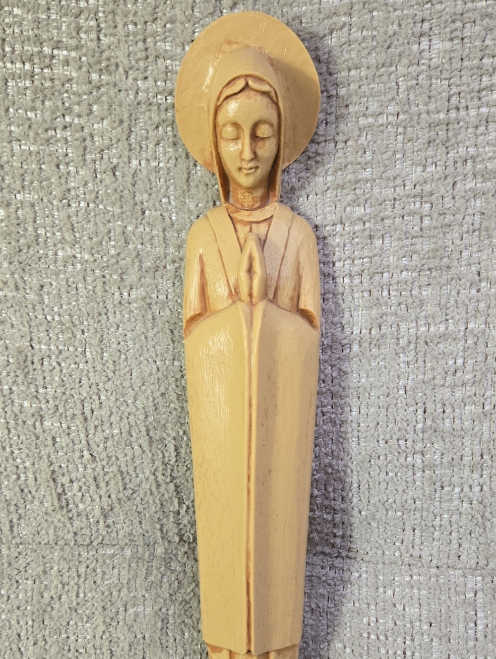 Vintage Virgin Mary Statue 13"